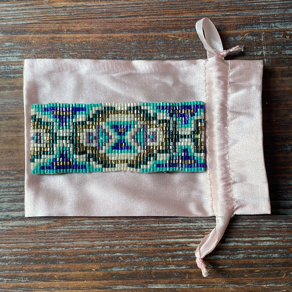 Bracelet Tribal Beading with adjustable chain